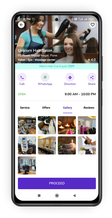 Salon and Spa Appointment Booking App | IB7